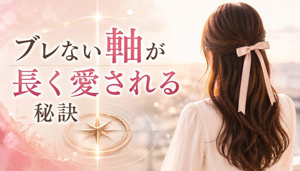 ブレない軸が長く愛される秘訣