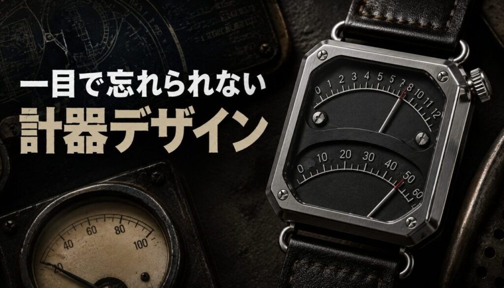 一目で忘れられない計器デザイン
