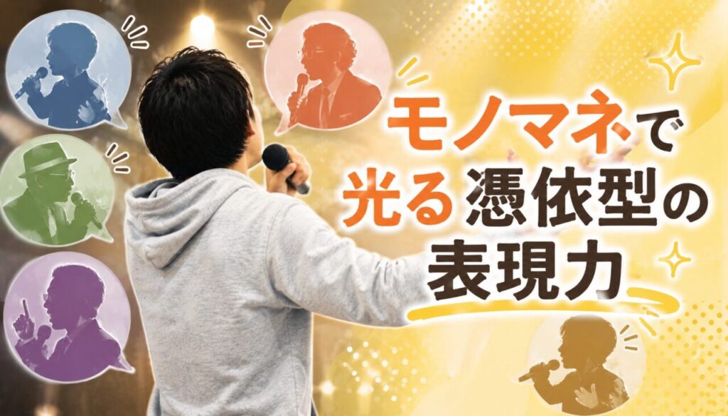 モノマネで光る憑依型の表現力