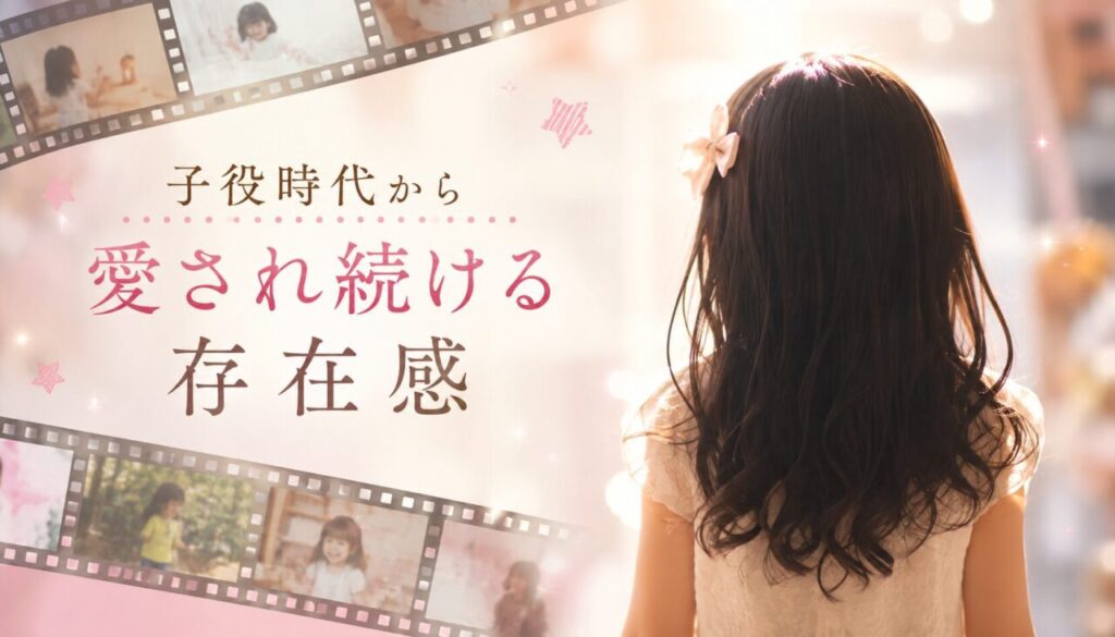 子役時代から愛され続ける存在感
