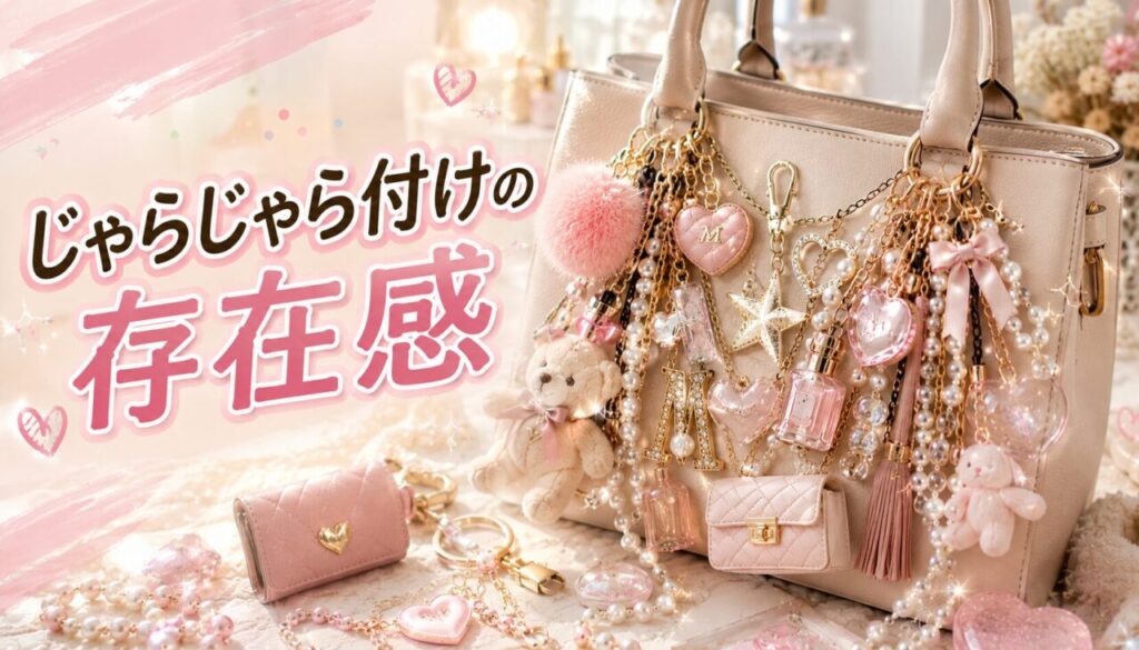 じゃらじゃら付けの存在感