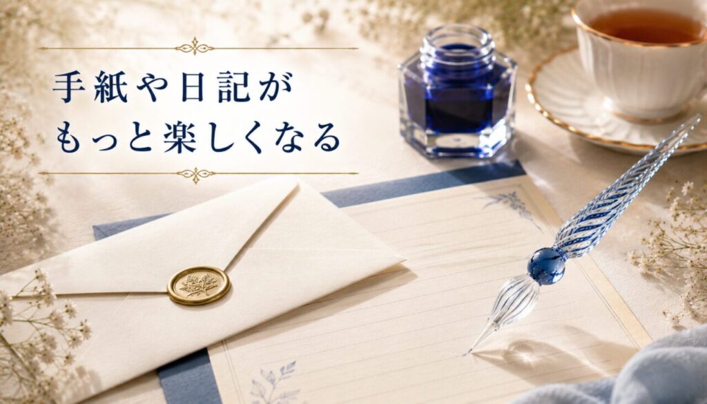 手紙や日記がもっと楽しくなる