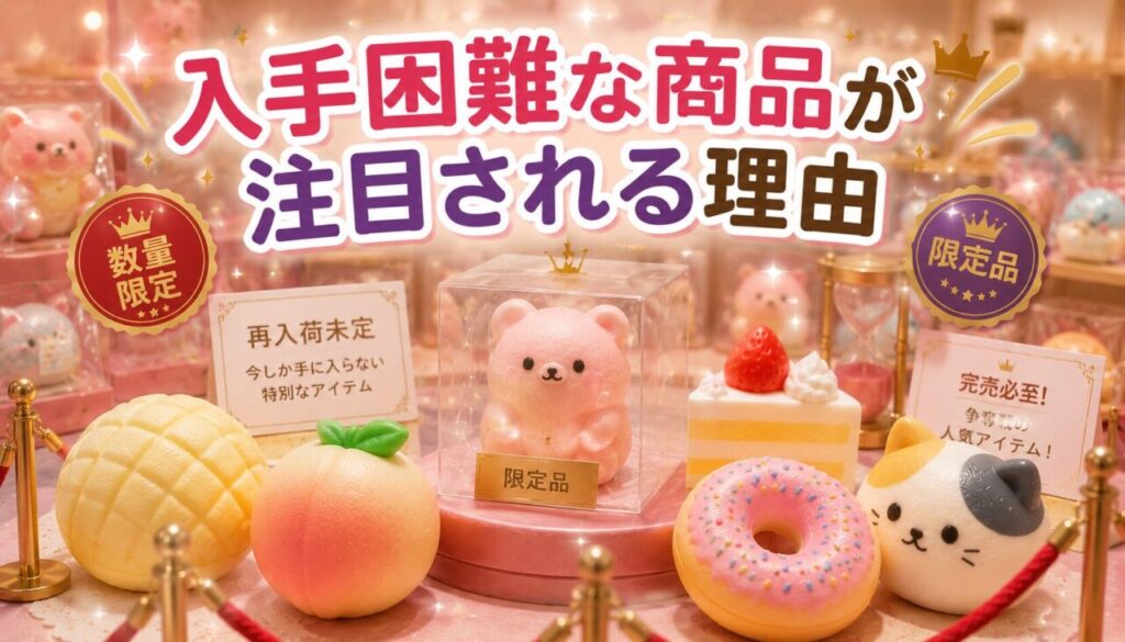 入手困難な商品が注目される理由