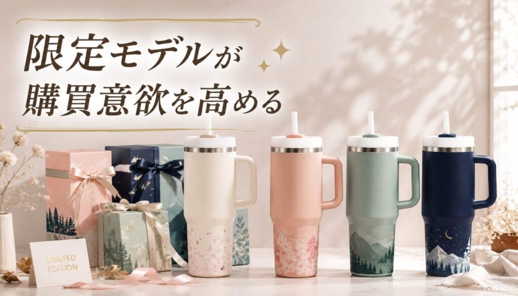 限定モデルが購買意欲を高める