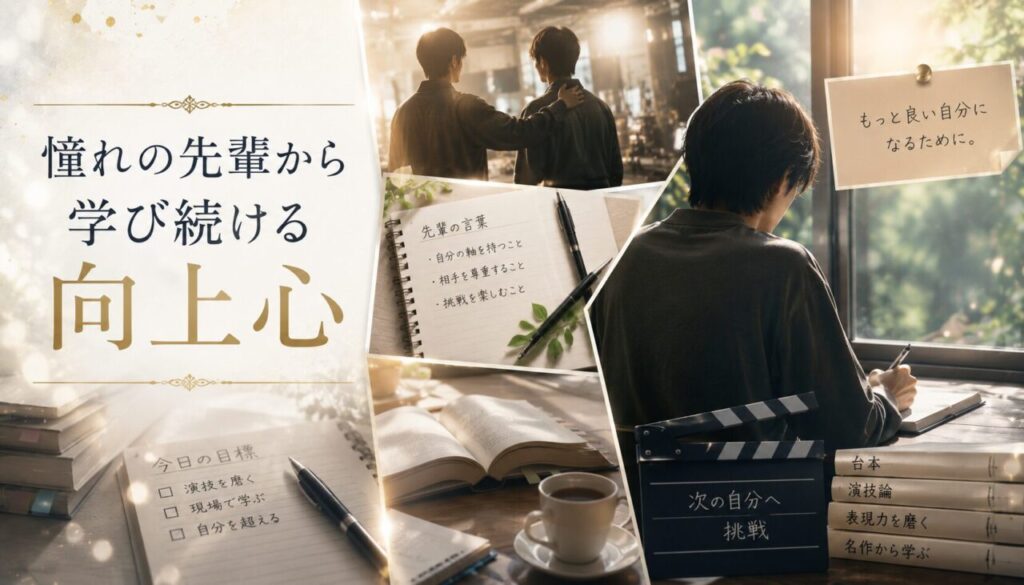 憧れの先輩から学び続ける向上心