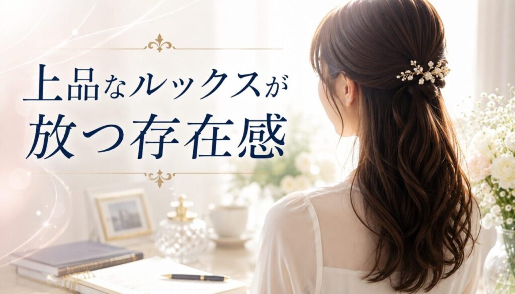 上品なルックスが放つ存在感