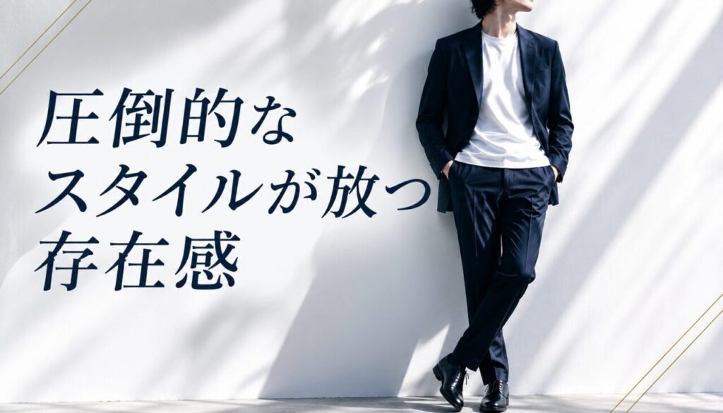 圧倒的なスタイルが放つ存在感