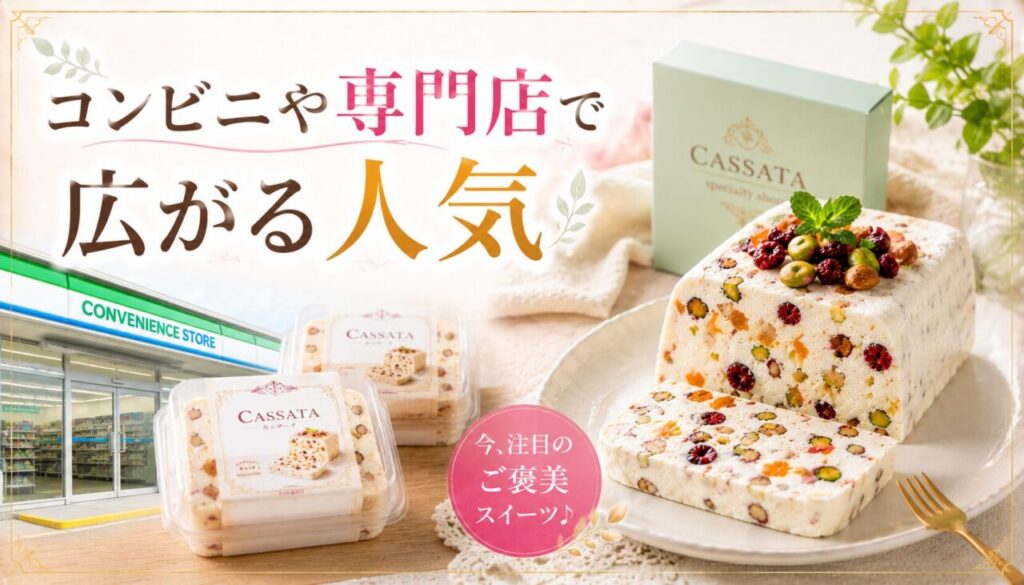 コンビニや専門店で広がる人気