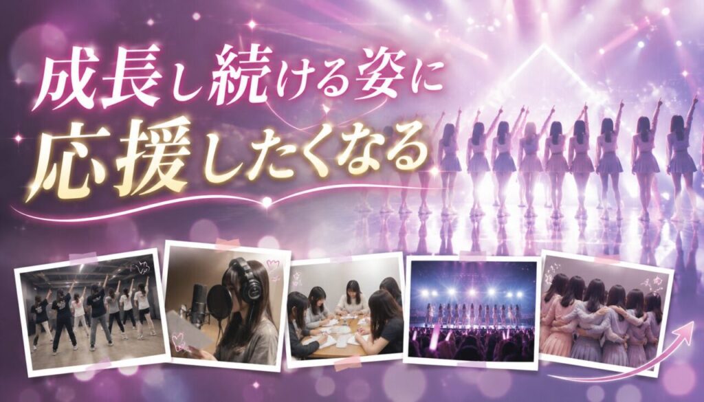 成長し続ける姿に応援したくなる