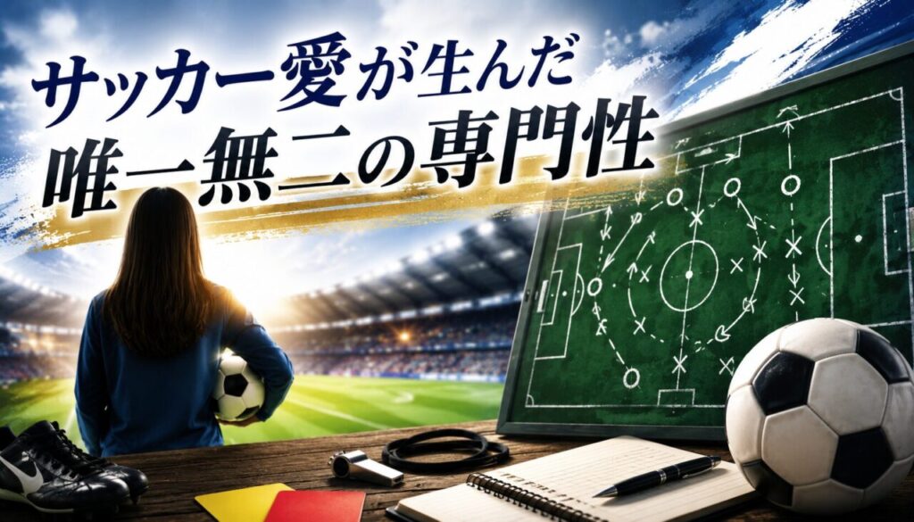 サッカー愛が生んだ唯一無二の専門性