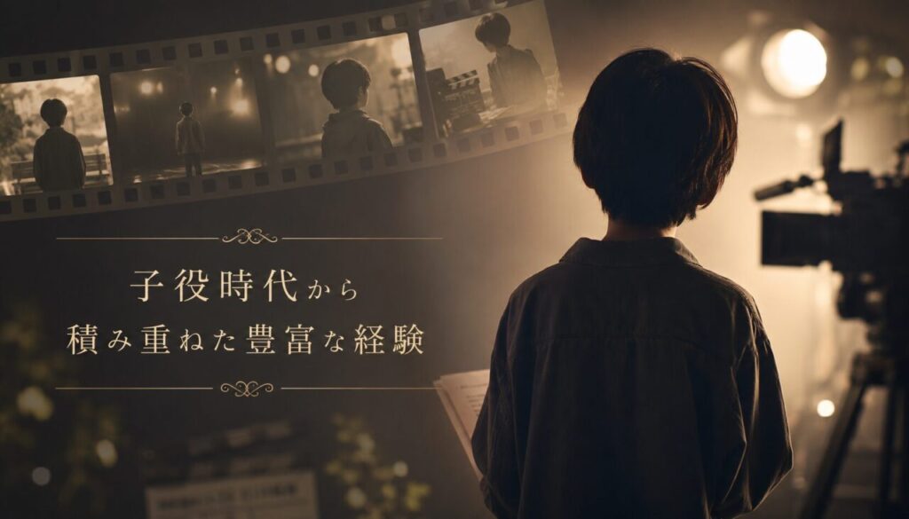 子役時代から積み重ねた豊富な経験