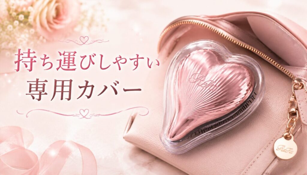 持ち運びしやすい専用カバー