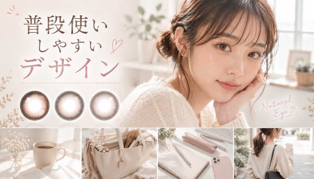 普段使いしやすいデザイン