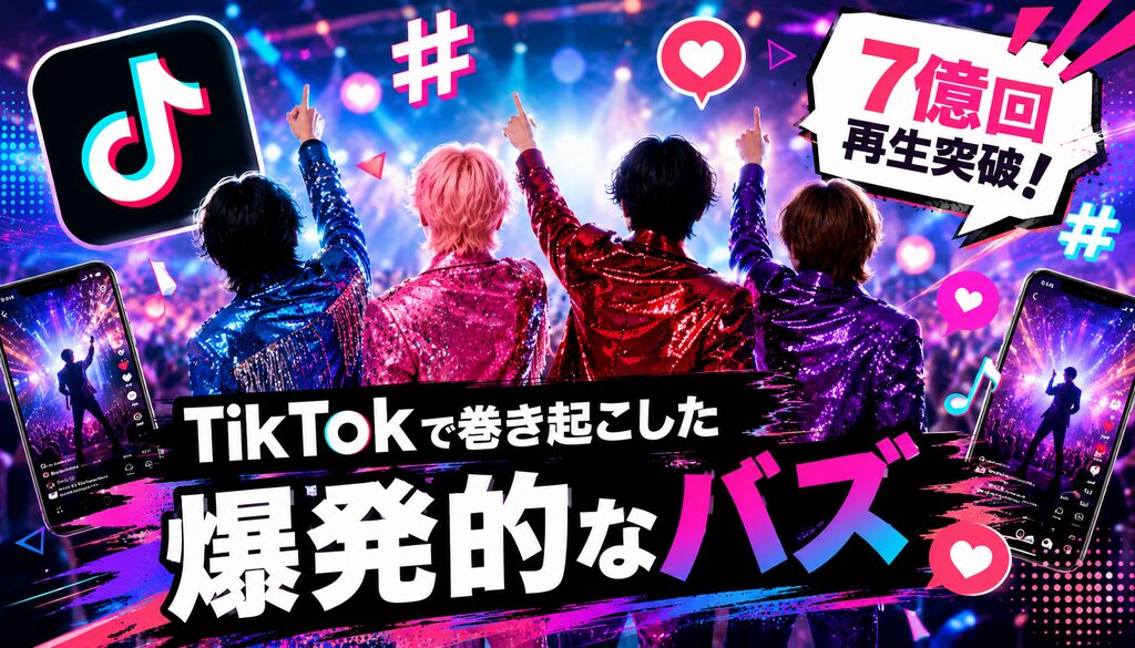 TikTokで巻き起こした爆発的なバズ