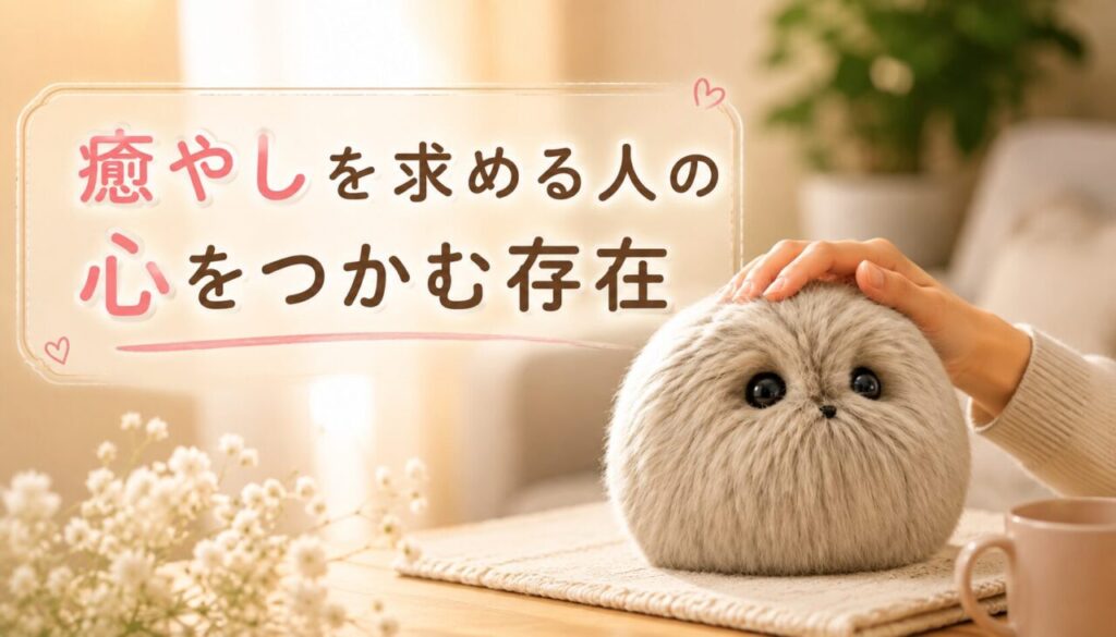 癒やしを求める人の心をつかむ存在