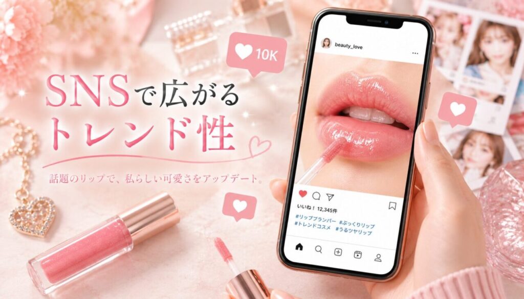 SNSで広がるトレンド性