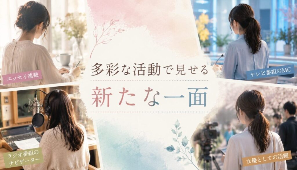 多彩な活動で見せる新たな一面