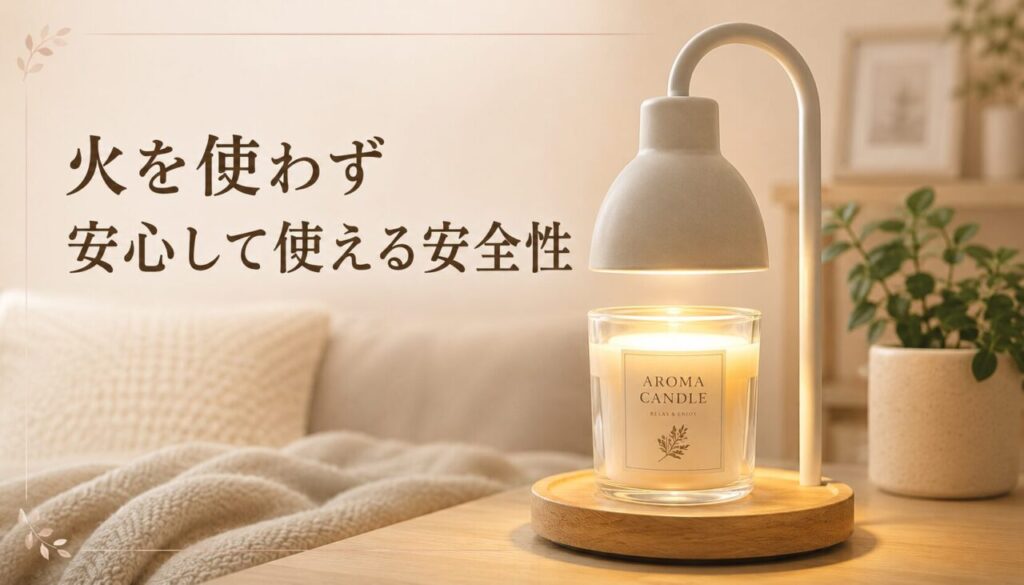 火を使わず安心して使える安全性