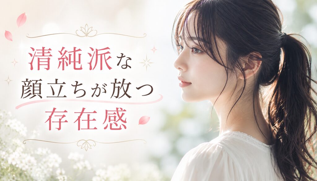 清純派な顔立ちが放つ存在感