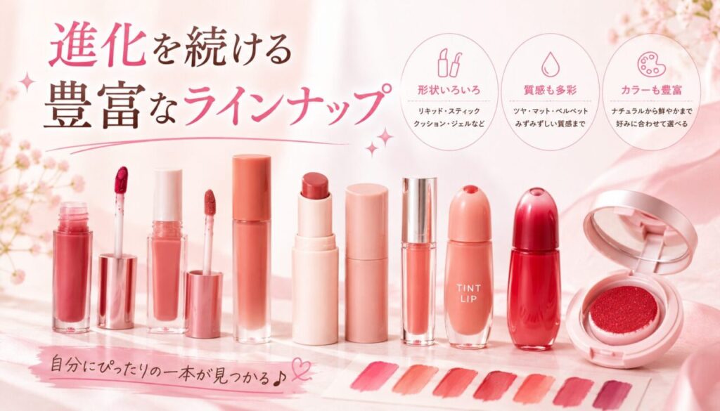 進化を続ける豊富なラインナップ