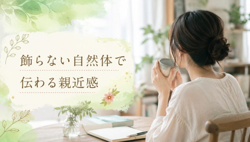 おっとりした印象とのギャップ