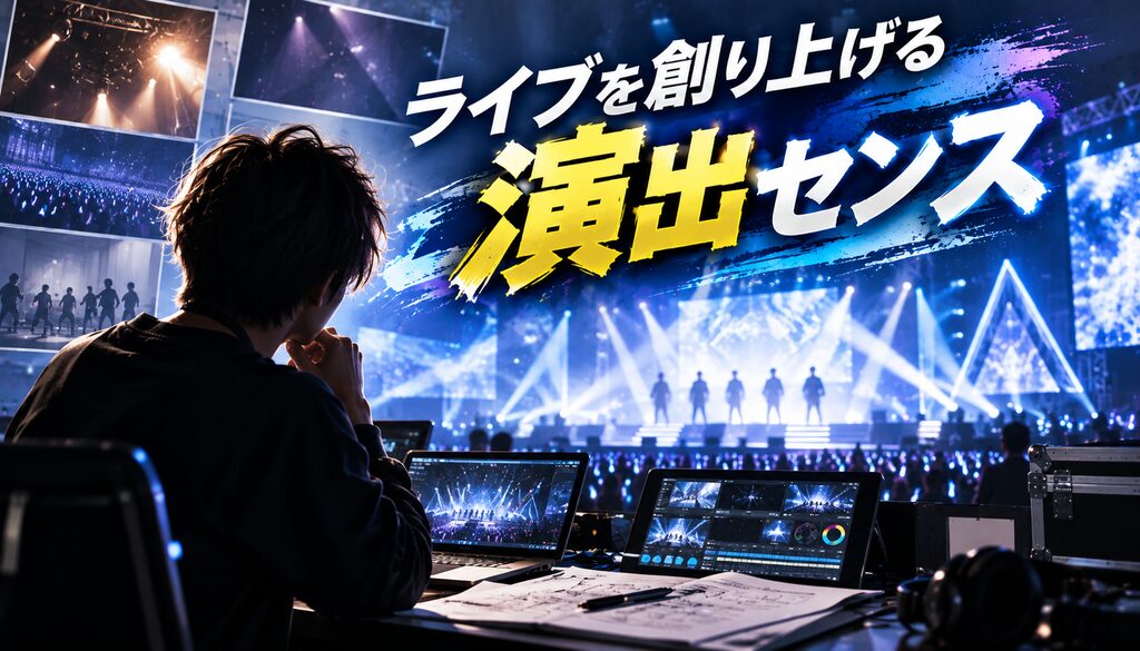 ライブを創り上げる演出センス