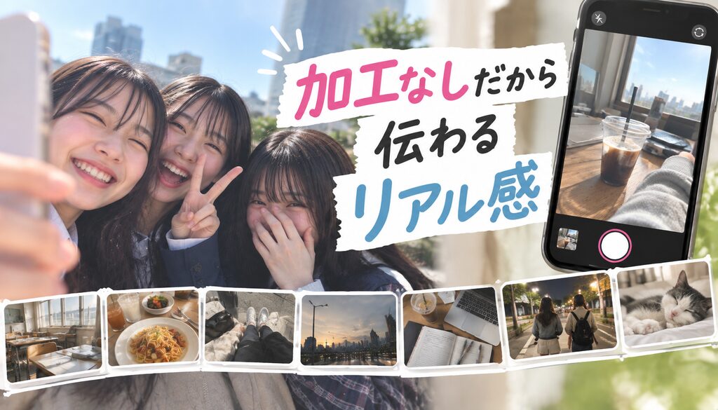 加工なしだから伝わるリアル感