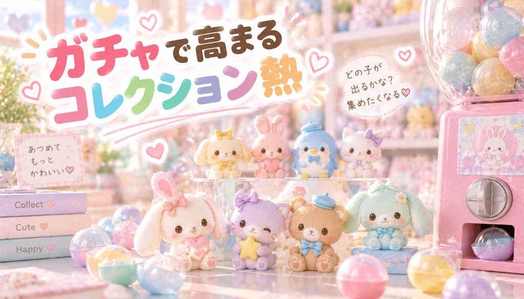ガチャで高まるコレクション熱