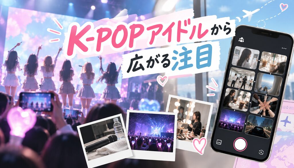K-POPアイドルから広がる注目
