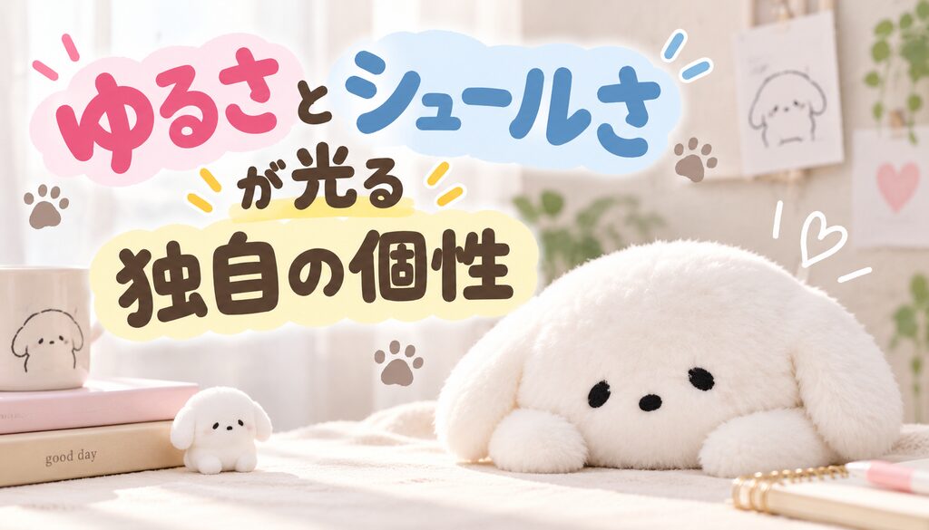 ゆるさとシュールさが光る独自の個性