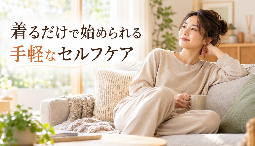 着るだけで始められる手軽なセルフケア