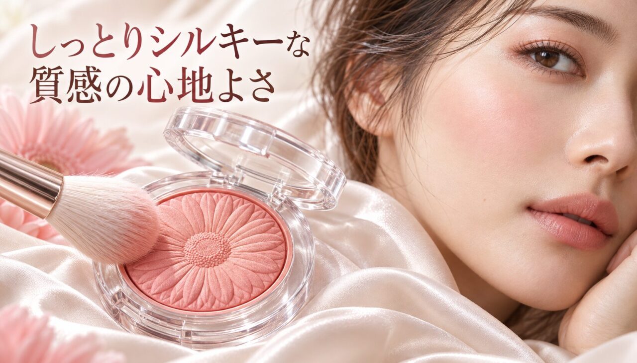 しっとりシルキーな質感の心地よさ